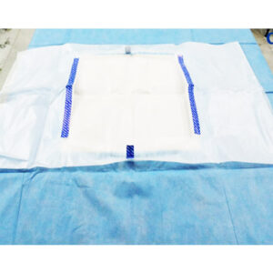 Caesarean Drape with 360 degree fluid collection Bag